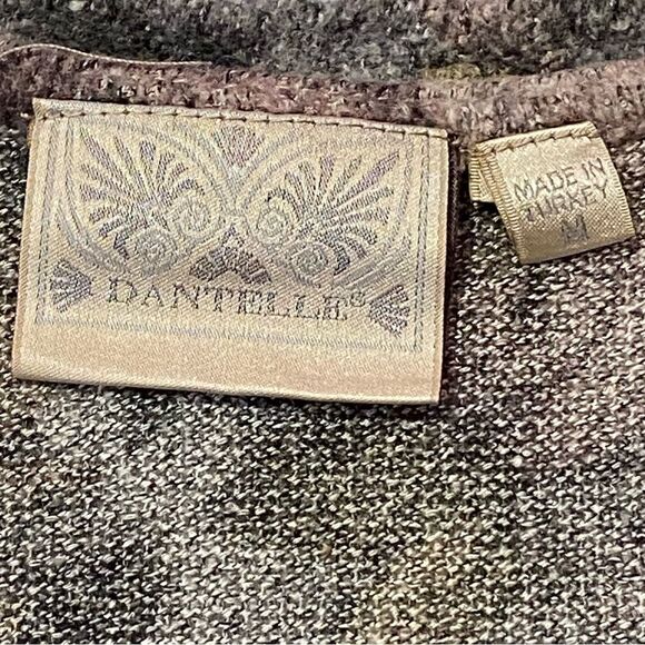 Dantelle Velour-Plush Floral Sweater W/ Bell Sleeves Women's Size Medium - Picture 4 of 10